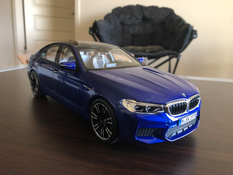 Illustration for article titled Meet my new 1/18 Norev 2018 BMW M5 (F90)